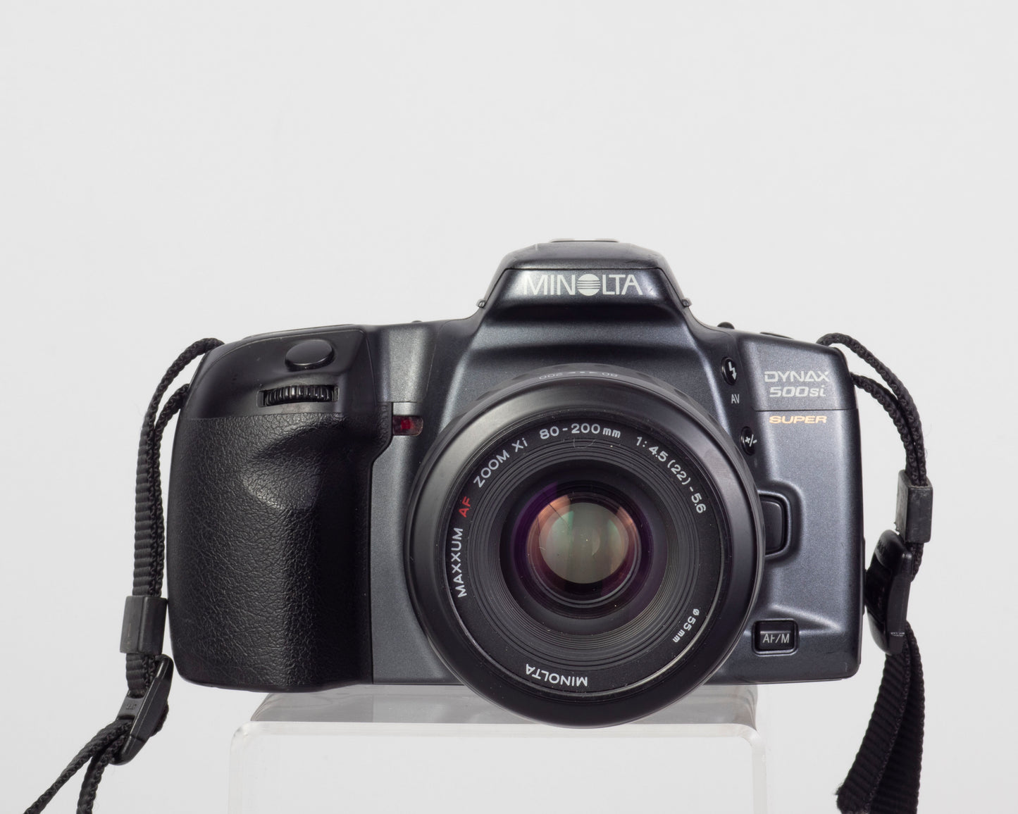 Reflex Minolta Dynax 500si Super 35 mm avec objectif Maxxum Af 80-200 mm