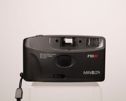 Minolta F10BF 35mm film camera w/ case (serial 33737004)