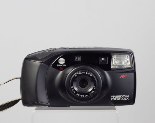 The Minolta Freedom 90EX is a superb 35mm zoom point-and-shoot from the 1990s. It's closely related to the Leica C2-Zoom (which was a Leica/Minolta collaboration)