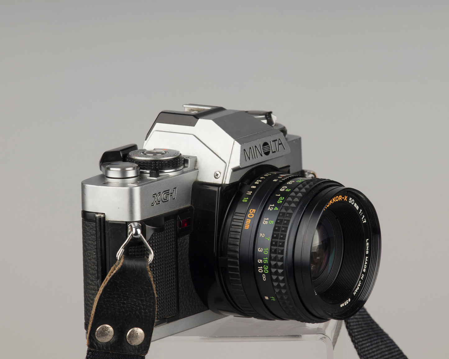 Minolta XG-1n Reflex 35 mm avec objectif 50 mm f1.7