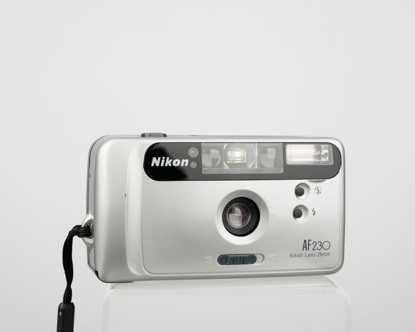 The Nikon AF230 is wide-angle autofocus point-and-shoot 35mm film camera