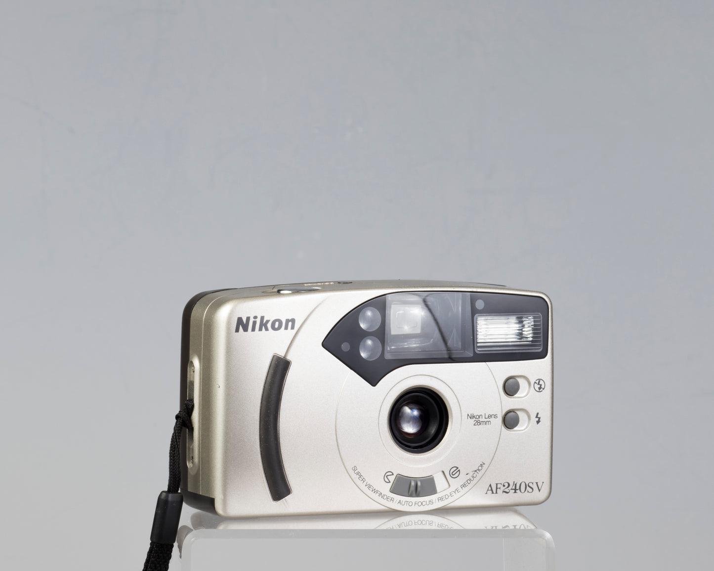 Nikon AF240SV 35mm film camera w/ case (serial 5837134)