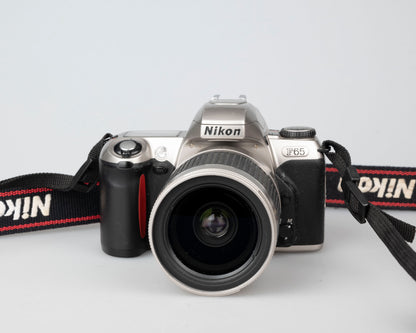 Nikon F65 (aka N65) 35mm film SLR w/ AF Nikkor 28-100mm lens (serial 2898438)