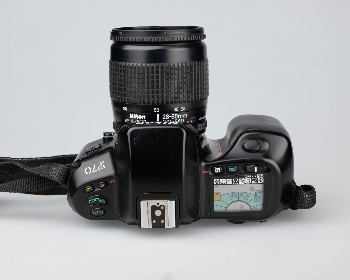 Nikon F70 35mm film SLR w/ AF Nikkor 28-80mm 3.5-5.6D lens