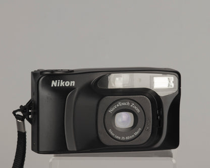 Nikon Nice Touch Zoom 35mm camera with case and manual