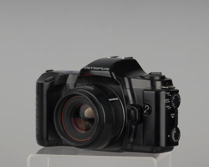 Olympus OM-88 35mm film SLR w/ 50m f2 PF lens and Manual Adapter 2