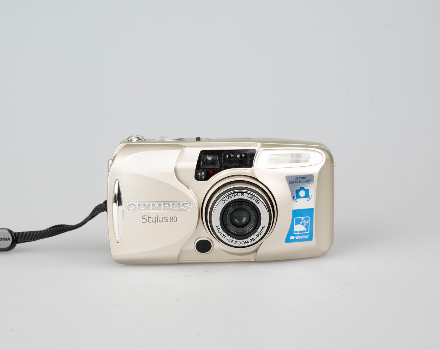 Olympus Stylus 80 (aka µ[mju:]-III 80) 35mm film camera w/ case (serial 4349346)
