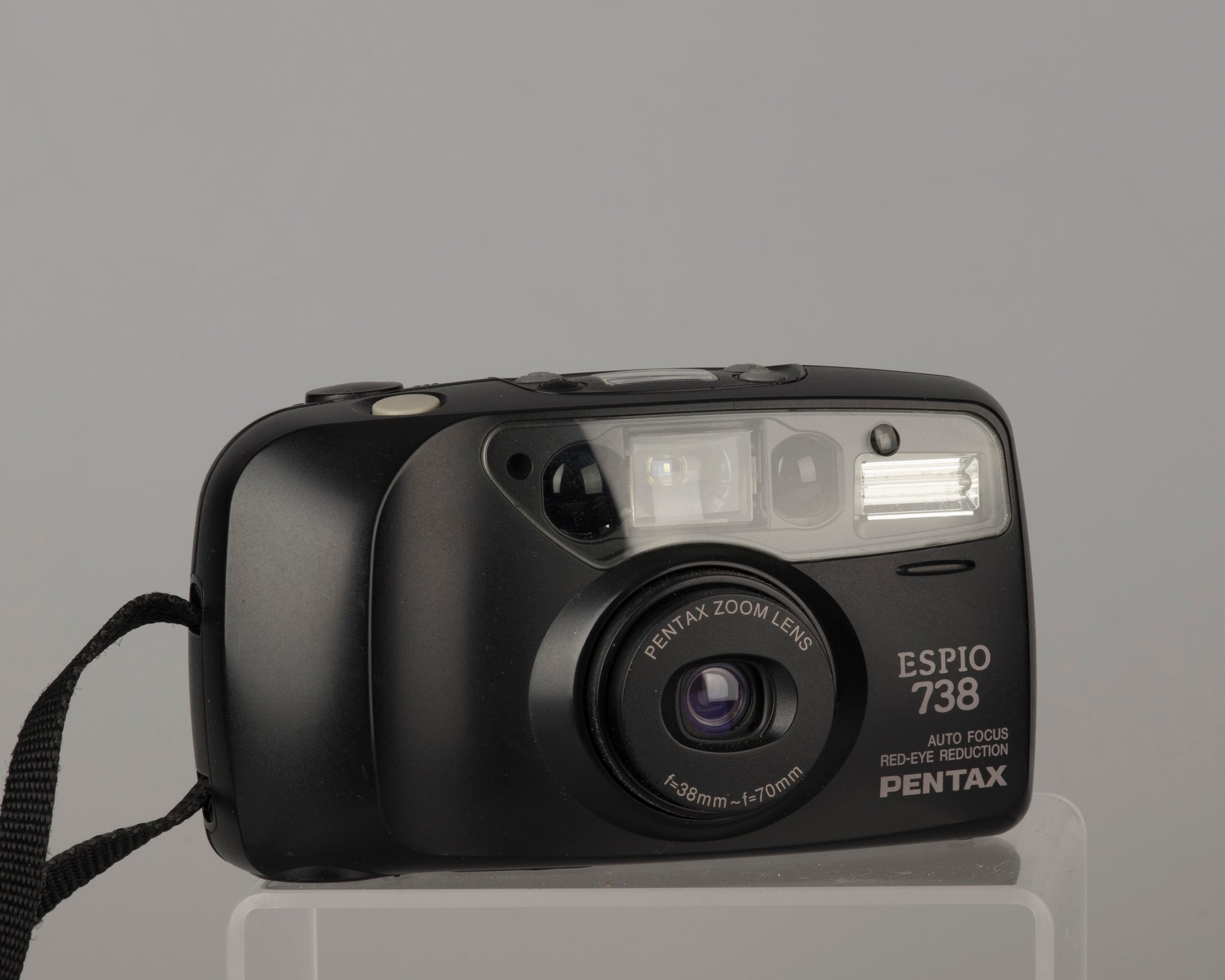 The Pentax Espio 738 is one of the better plastic 35mm point and shoot cameras from the 1990s. 