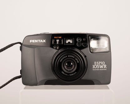 The Pentax Espio 105WR is a high quality weather-resistant 35mm point-and-shoot
