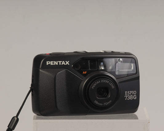 Pentax Espio 738G 35mm camera with original case (serial 1710853)
