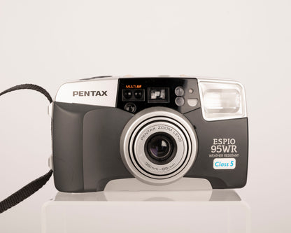 The Pentax Espio 95WR is a high quality weather-resistant 35mm point-and-shoot camera