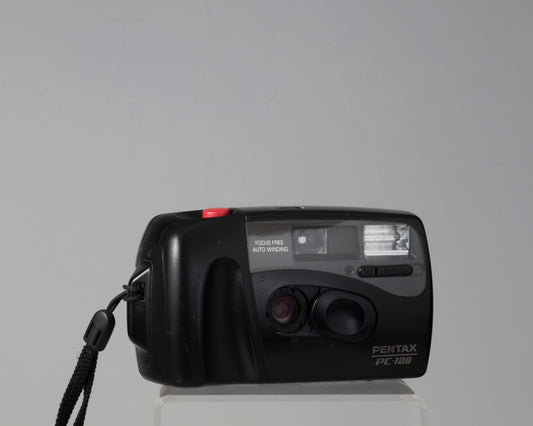 The Pentax PC-300 is a compact focus-free 35mm camera from the 1990s