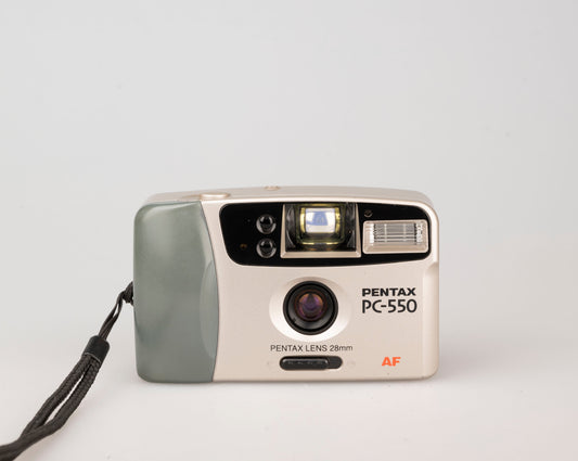 Pentax PC-550 35mm camera w/ case (serial 5799306)