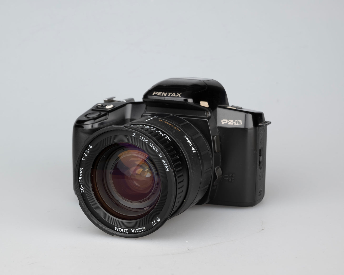 Pentax PZ-10 35mm SLR w/ Sigma 28-105mm f2.8-4 lens (serial 5708409)
