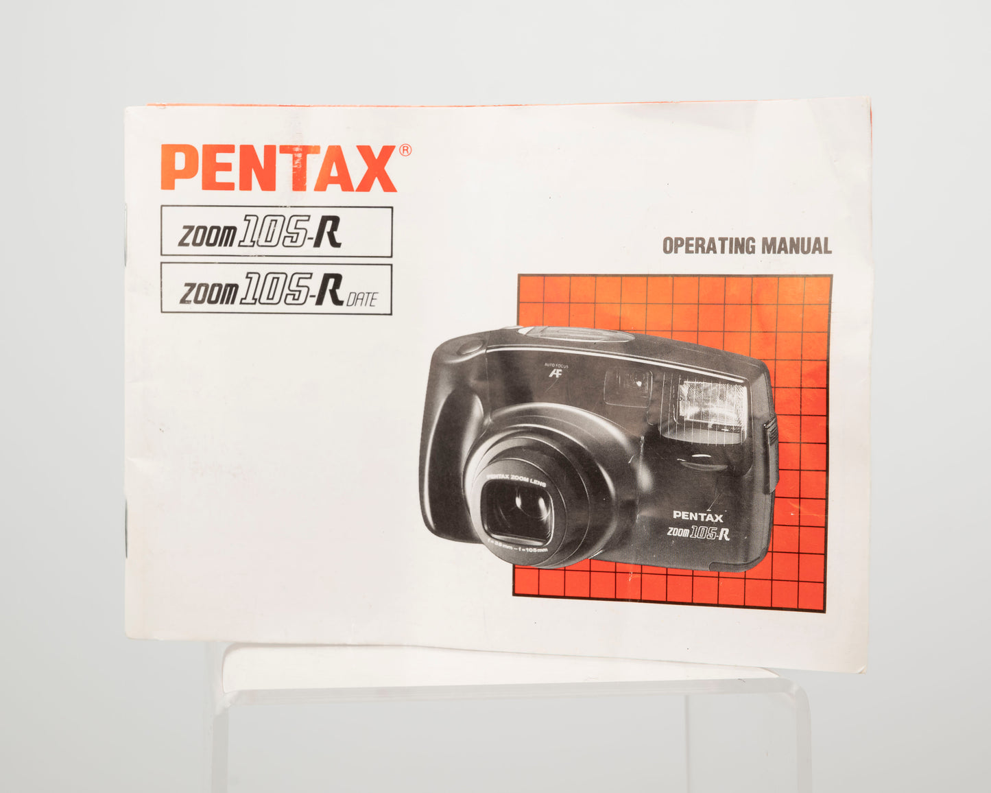 Pentax Zoom 105-R 35mm camera w/case and manual (serial 2483300)
