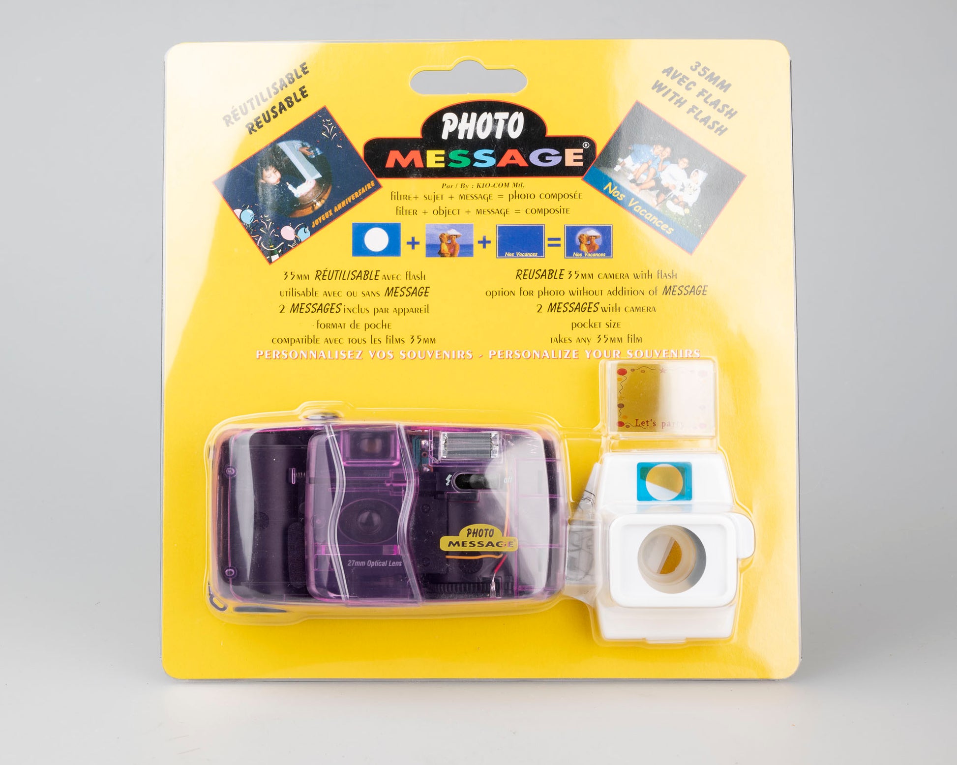 Photo Message (aka Jazz Jellies 207) 35mm film camera new old stock in original package