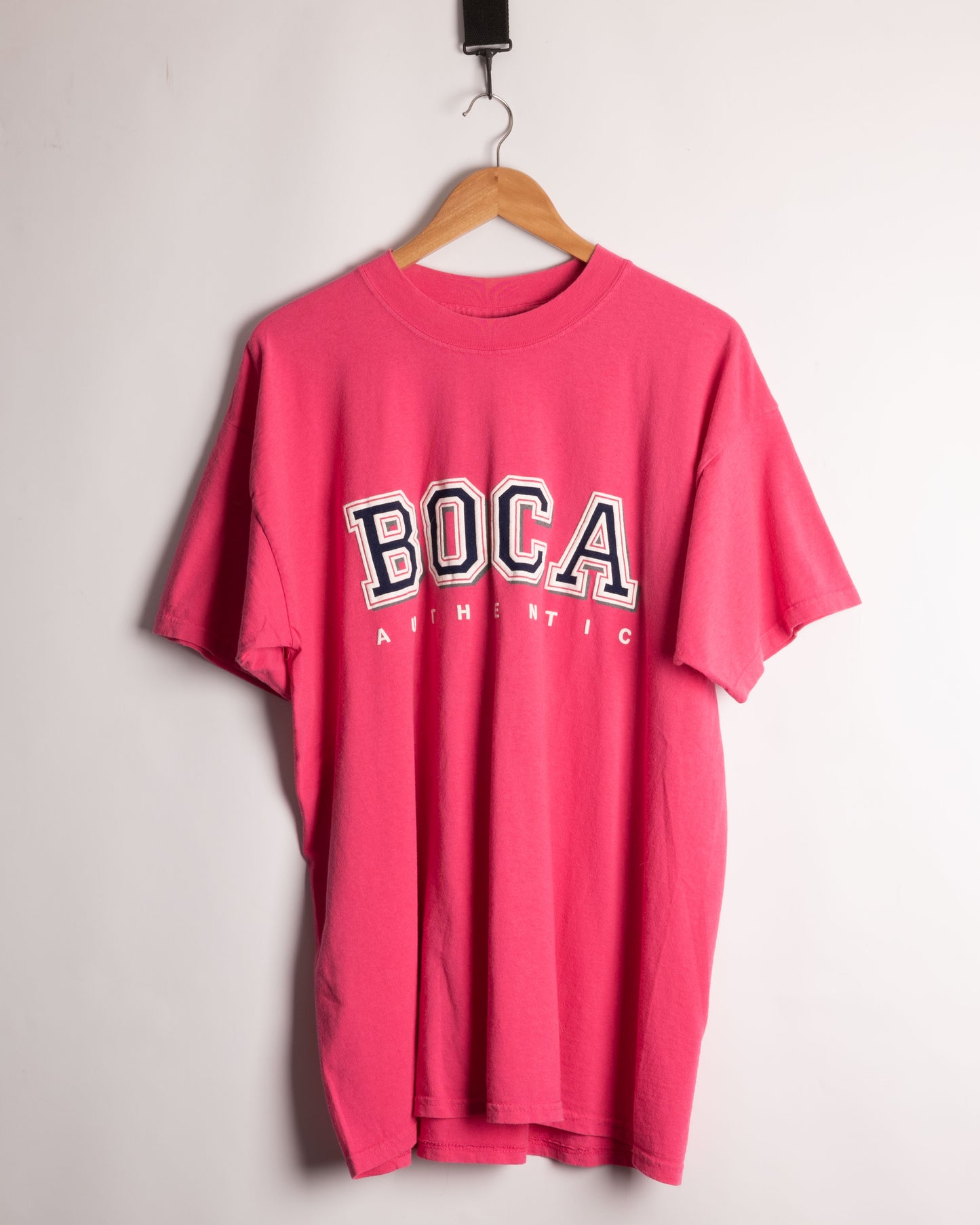 Pink BOCA t-shirt - made in Canada - large