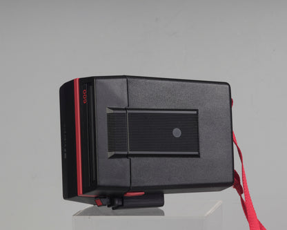Red Polaroid 600 Cool Cam instant camera with case