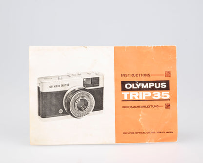 Olympus Trip 35 35mm camera w/ case and manual (serial 1198715)