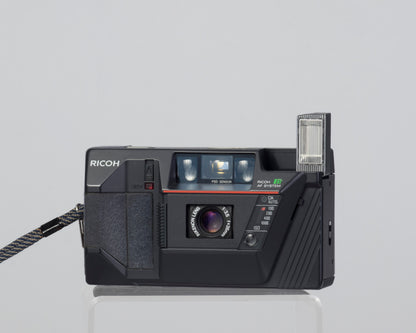 Ricoh AF-50 compact 35mm film camera w/ case (serial 90258043)
