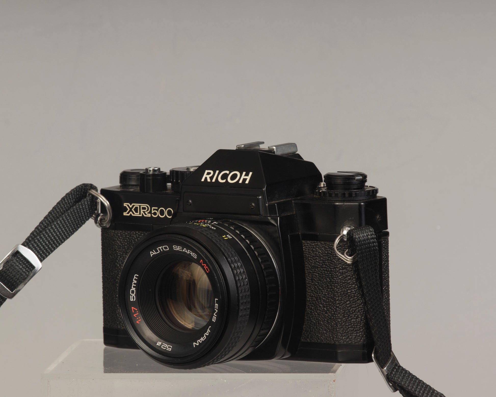Ricoh XR-500 (aka KR-5) with Auto Sears MC 50mm f1.7 (a rebranded Ricoh lens) 