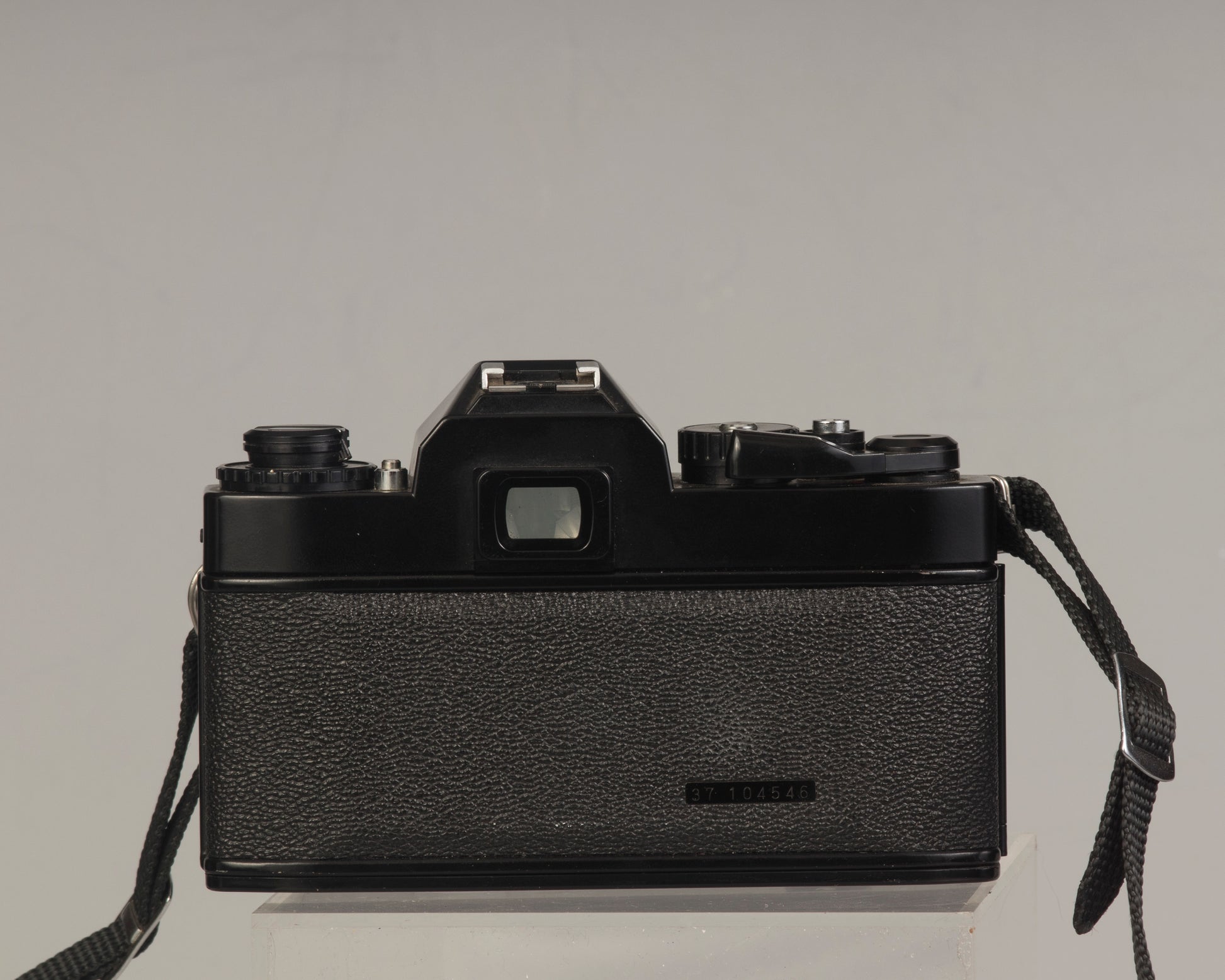 Ricoh XR-500 (aka KR-5) with Auto Sears MC 50mm f1.7 (a rebranded Ricoh lens) - back view