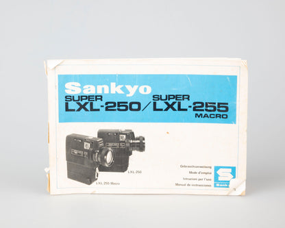 Appareil photo Sankyo Super LXL 250 Super 8 avec étui + manuel (série 208792)