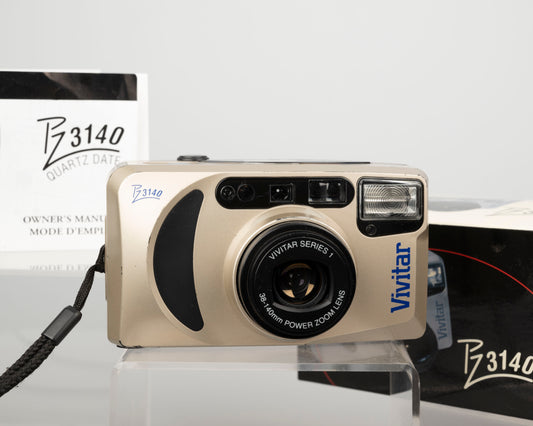 The Vivitar PZ3140 is a zoom 35mm point-and-shoot from circa 2004