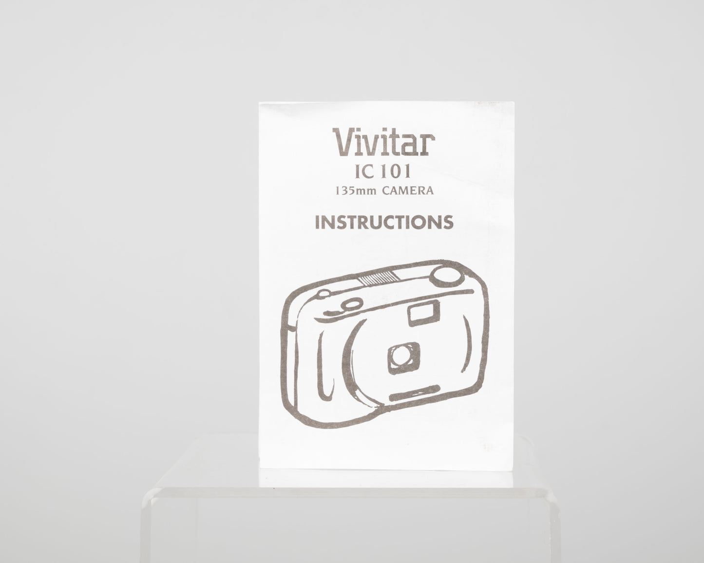 Vivitar IC 101 Panorama 35mm camera w/ original box and manual