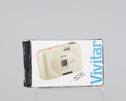 Vivitar IC 101 35mm camera (new old stock w/ box, case, and manual)
