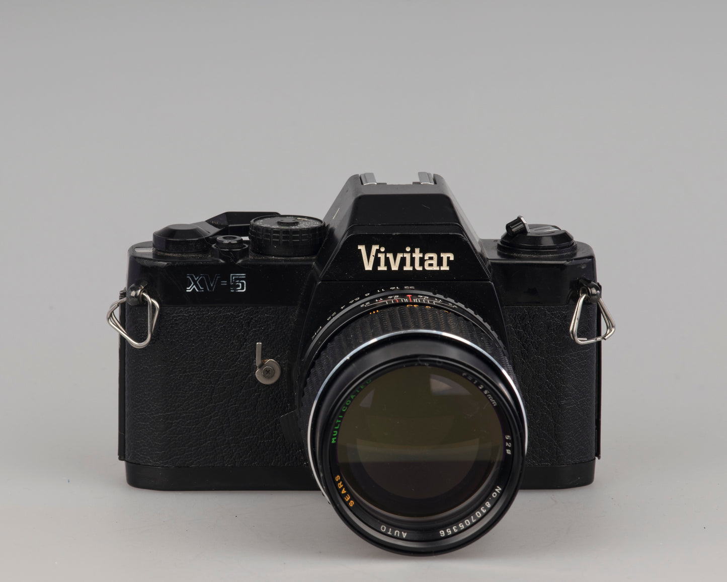 Reflex Vivitar VX-5 35 mm avec objectif Sears 135 m f2.8