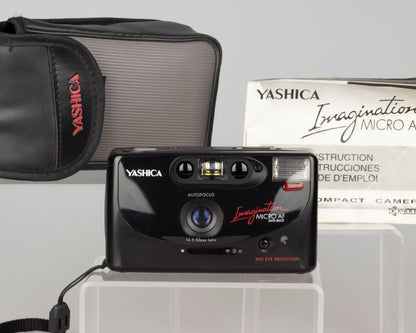 Yashica Imagination Micro AF Data Back 35mm film camera w/case