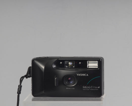 The Yashica Micro Elite AF is a high quality compact 35mm camera from the early 1990s
