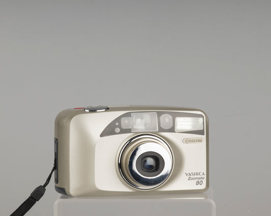 Yashica Zoomate 80 35mm film camera with case